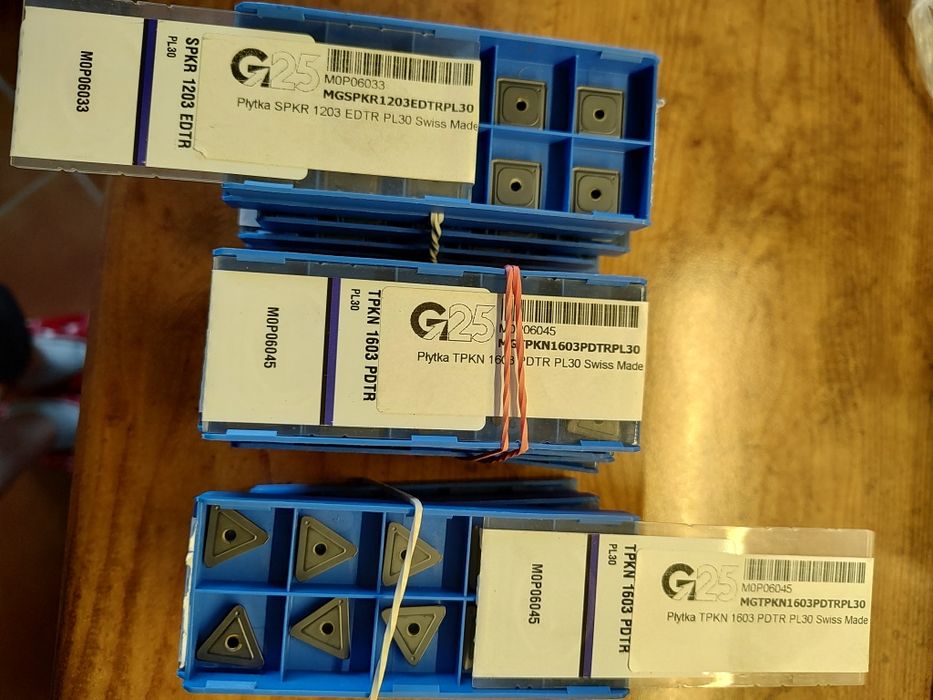 Płytki frezarskie spiekowe