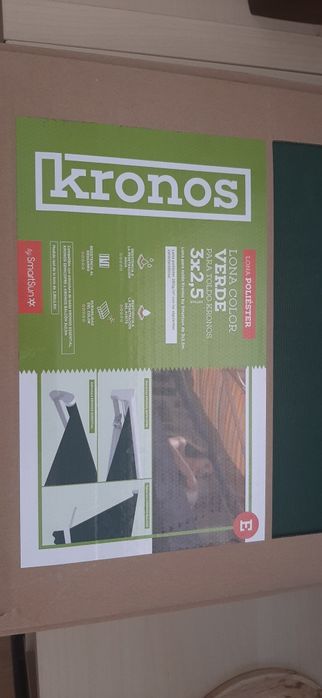 Lona verde para toldo