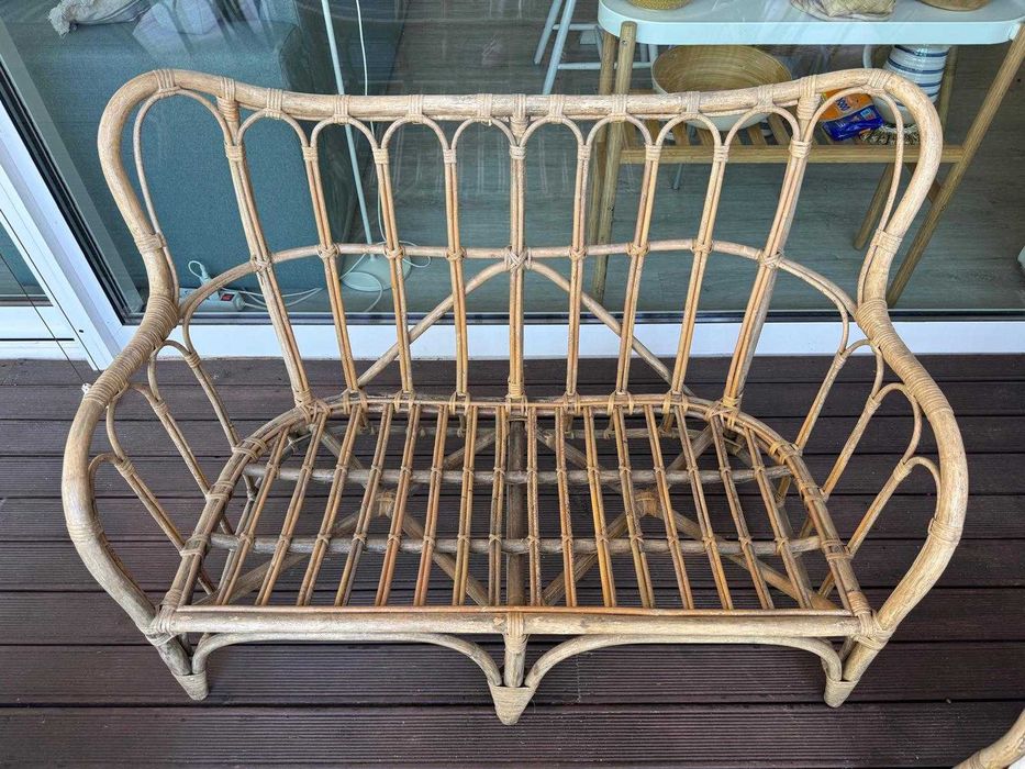 Conjunto jardim em bambu