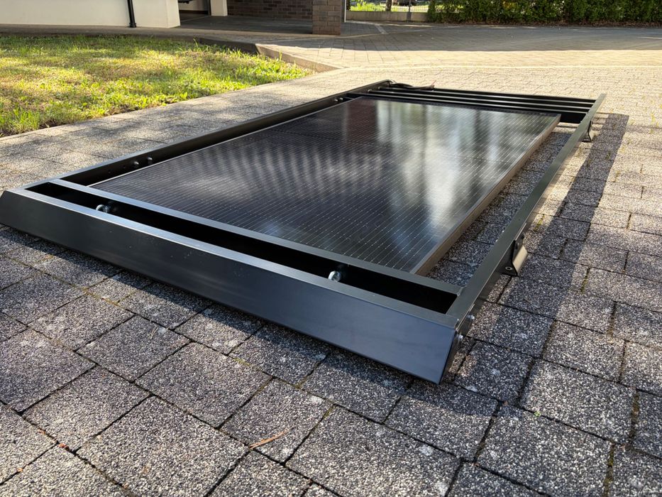 Bagażnik dachowy, platforma alu + Solar NOWA campervan t6 multivan