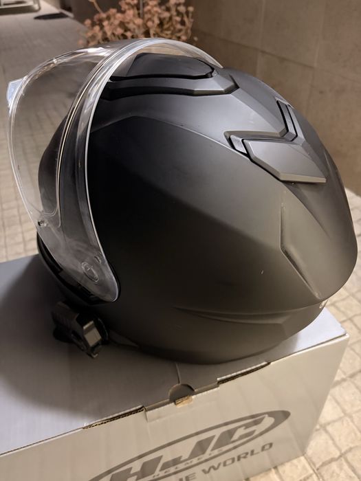Capacete HJC I91 Modular Semi Flat Black