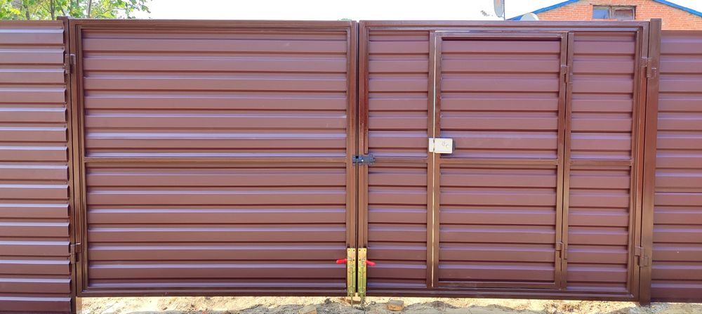 Розпашні,відкатні та гаражні ворота з автоматикою та без