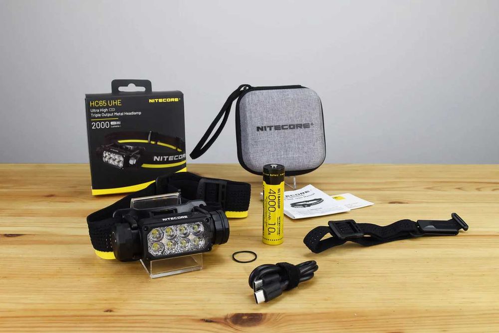 Nitecore HC65 UHE Налобний Ліхтар 2000 Люмен