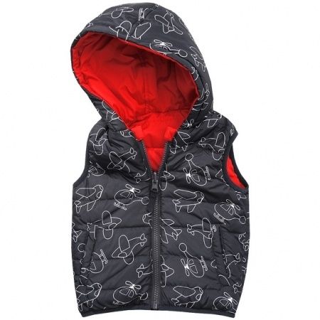 Жилетка для хлопчика , двостороння безрукавка Topomini