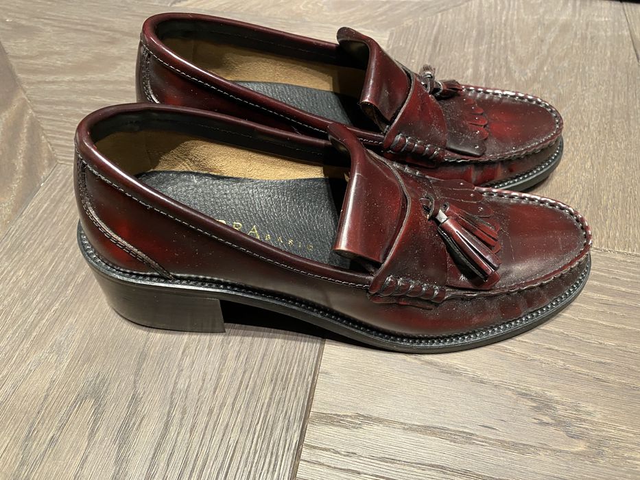 Шкіряні лофери, 38 розмір