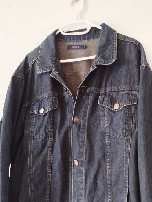 Чоловіча темно синя джинсівка