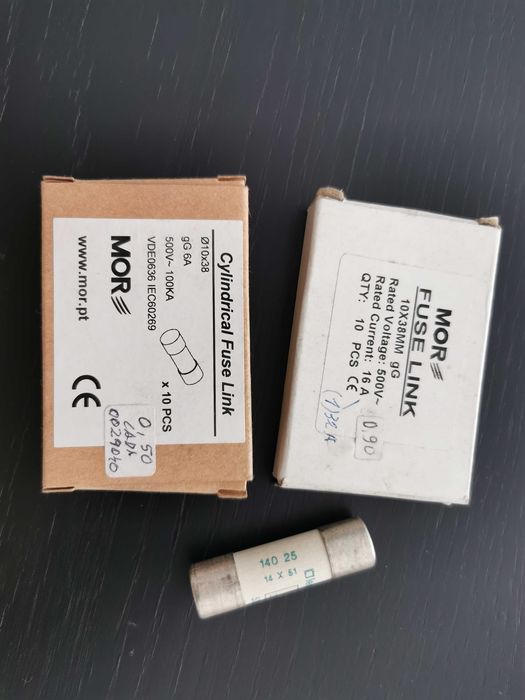 Fusíveis variados