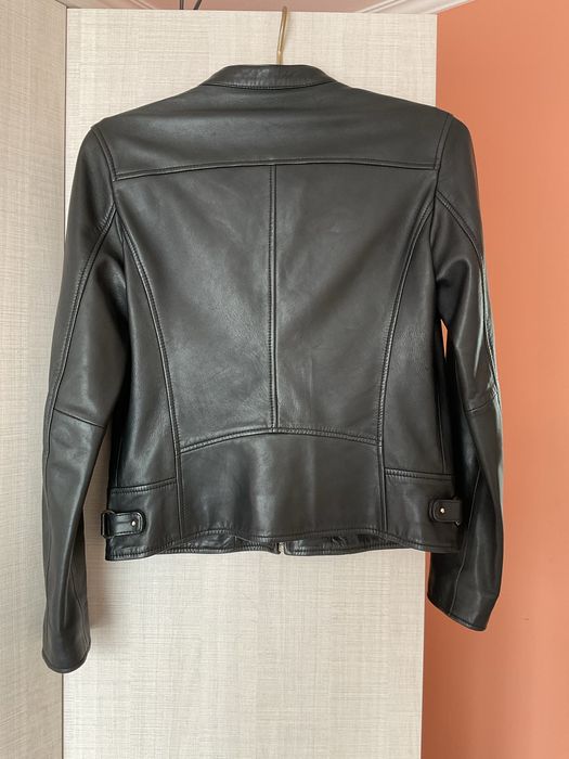 Куртка із шкіри наппа Massimo dutti