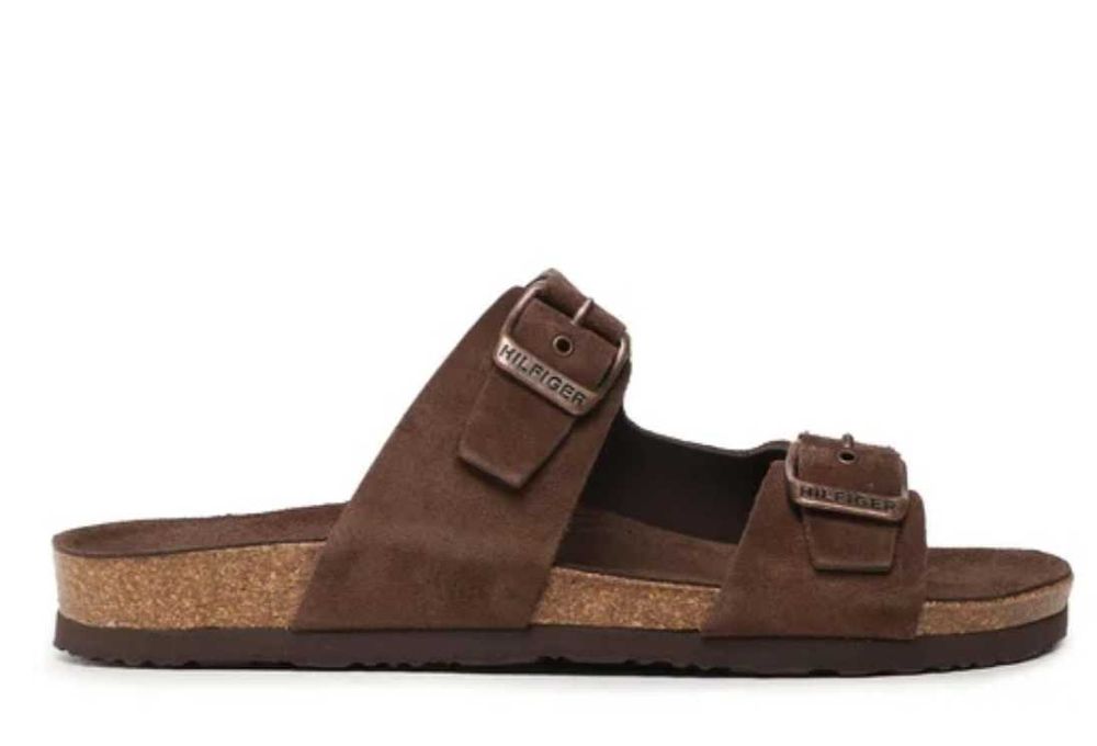 Tommy Hilfiger sandały klapki nowe skóra naturalna 44 28, 5cm