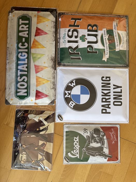 Chapas Matalicas Nostalgic Art  NOVAS