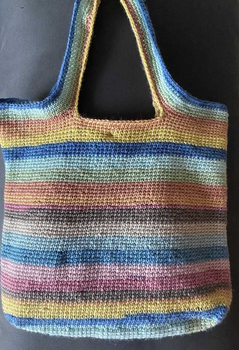 Torba duża handmade "Stokrotki"