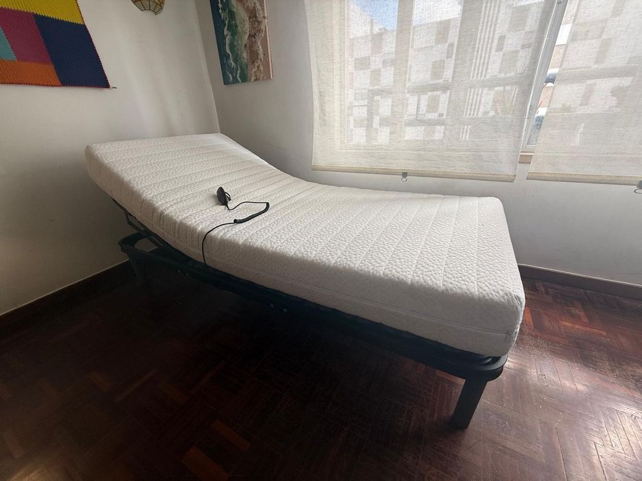 Cama articulada elétrica + Colchão