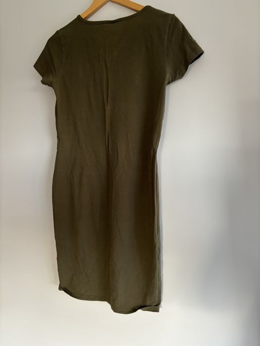 Vero Moda zielona sukienka dresowa, Khaki M