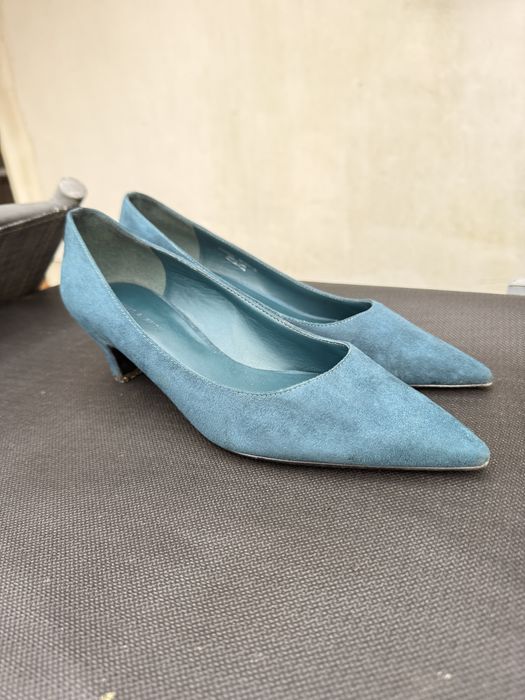 Charles and Keith piękne botki butelkowa zieleń