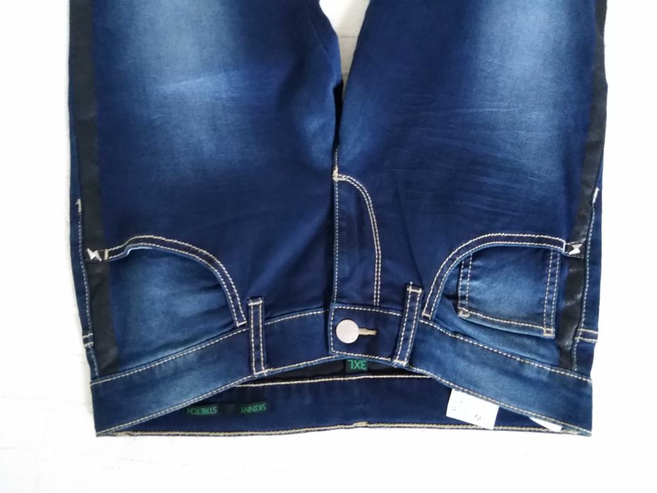 Calças Ganga Azuis Benetton Jeans 3XL 170cm 13-14 Anos