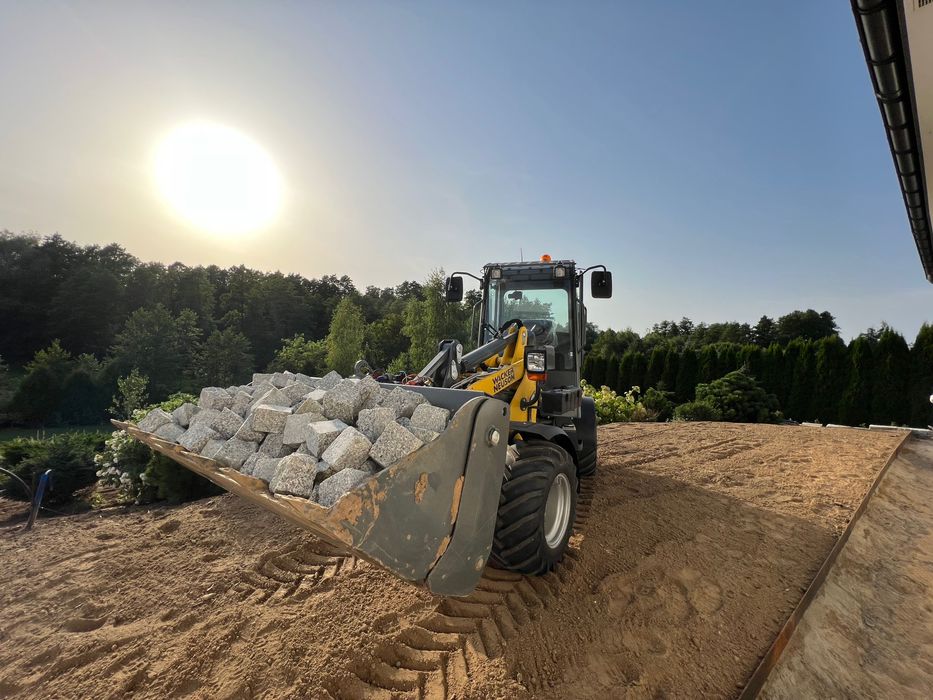 Prace ziemne Miniładowarka Glebogryzarka  separacyjna