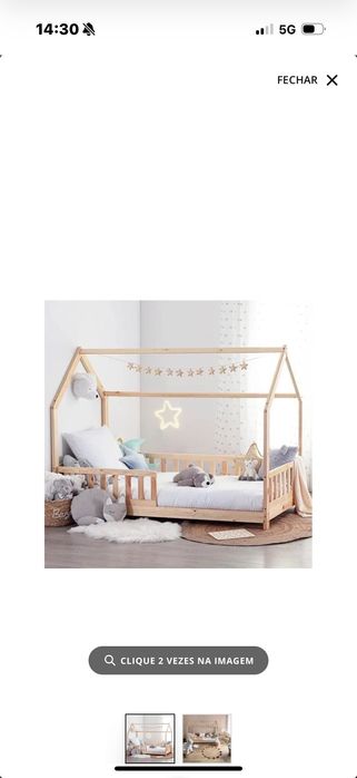 Cama para bebe casinha