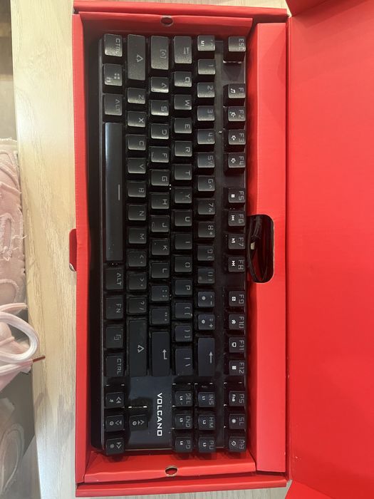 Klawiatura mechaniczna modecom volcano lanparty rgb
