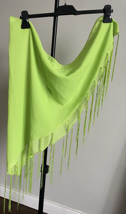 Chustko-apaszka z frędzlami