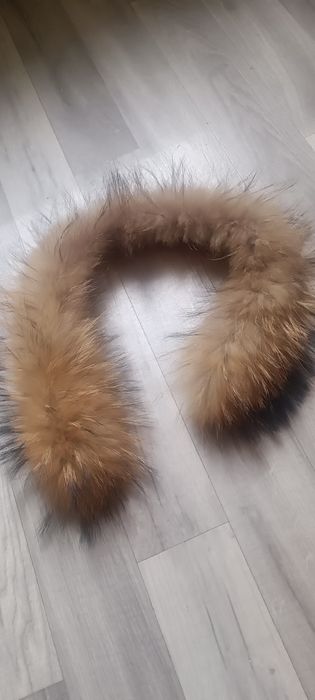 Naturalne futro – odpinany kołnierz do kurtki (parki) – gęste i puszyste