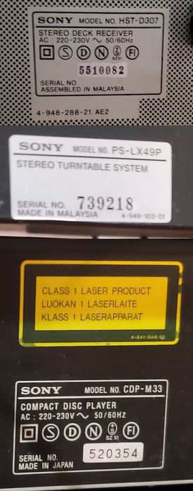 Sony LBT-D307 — Полная Hi-Fi система в сборе.  Все компонеты в наличии