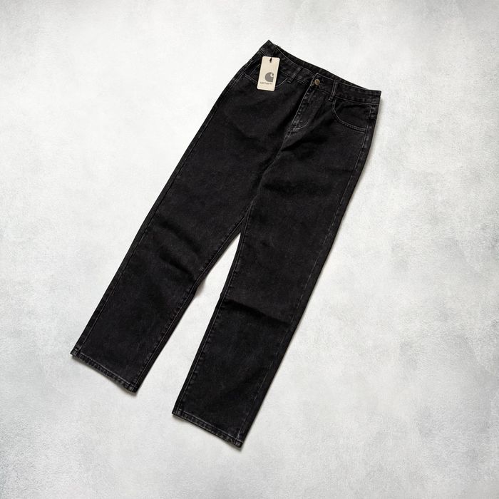 Джинси Carhartt Relaxed Fit Джинсы Черные Штаны Кархарт
