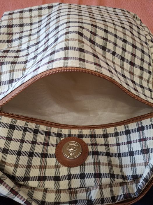 Plecak w kratę w stylu Burberry klasyczny wzór