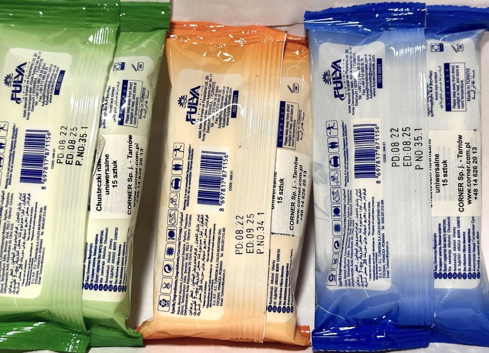 3x Chusteczki nawilżane NEMDIL Fresh Wet Wipes