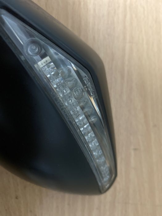 Lusterka Motocyklowe z kierunkowskazem uchwyt JY127LED Lewe lusterko