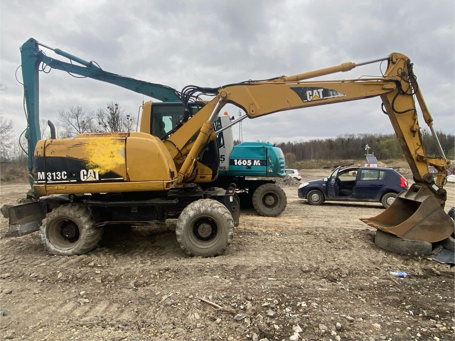 Cat m313 koparka kołowa super stan