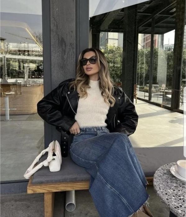 Без торгу!Стильна джинсова спідниця zara S нова