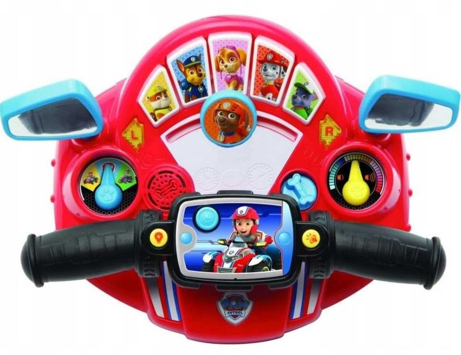 Kierownica interaktywna, świecąca grająca zabawka psi patrol