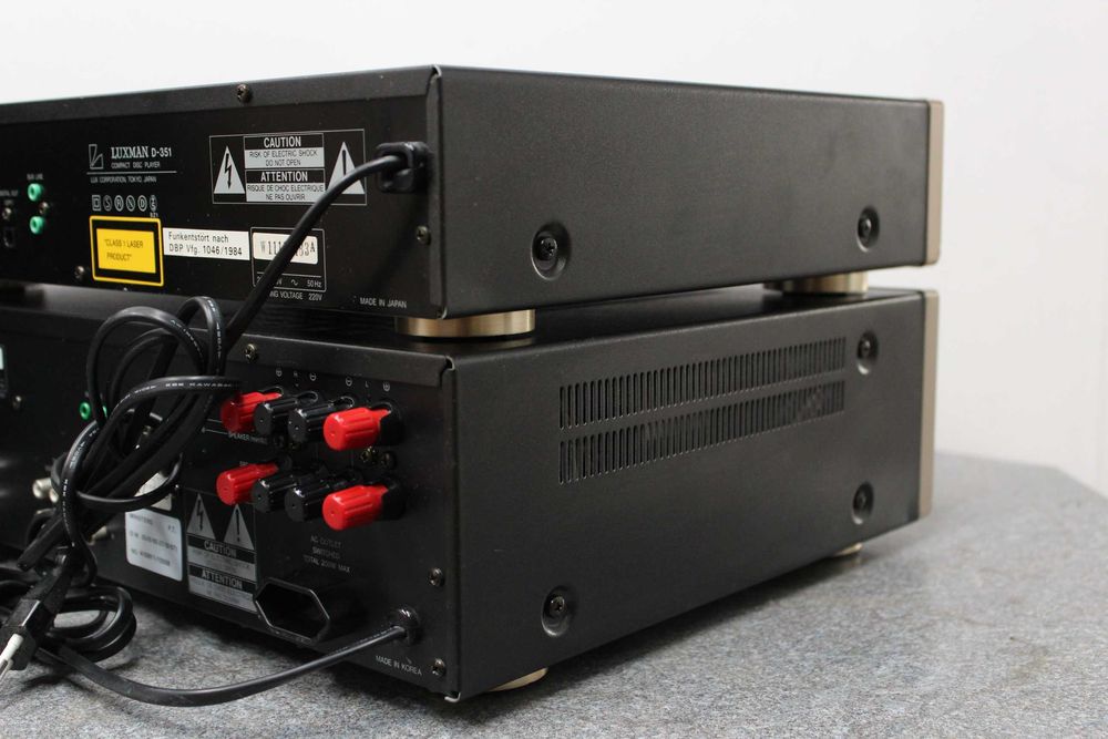 Amplituner Luxman R-341 + Odtwarzacz CD D-351 + Pilot * Zestaw Stereo