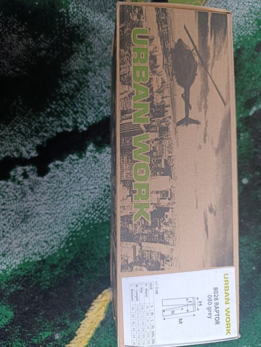 SPODNIE RAPTOR bojówki r.M nowe