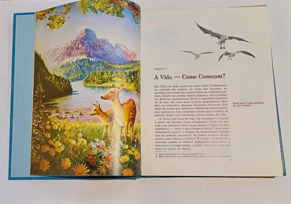 Livro A vida - qual a sua origem? A evolução ou a criação? Edit. 1985