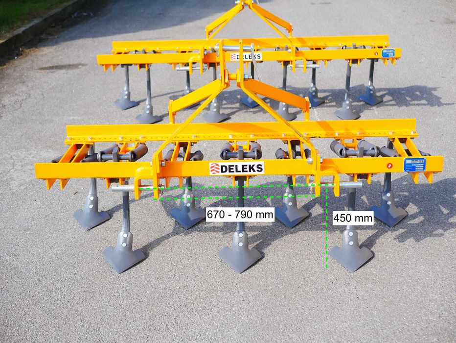 Escarificador/Cultivador 7 Dentes c/ Molas-DE-165V-1.65mt ENVIO GRÁTIS