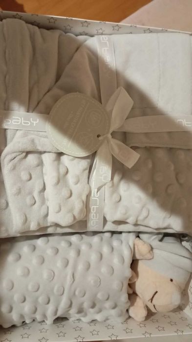 Manta bébe com doudou