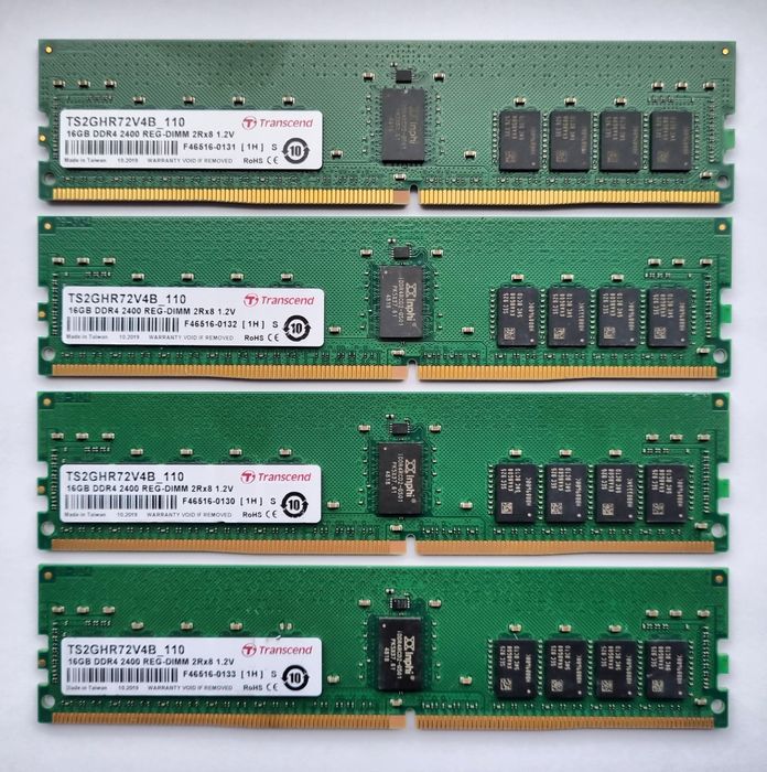 Серверная память 16Gb DDR4 PC4-2400 ECC REG