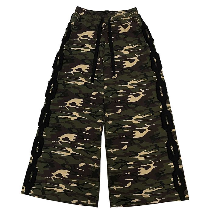 Pants Chains Patch Green Camo/black Light Balenciaga Trackpants