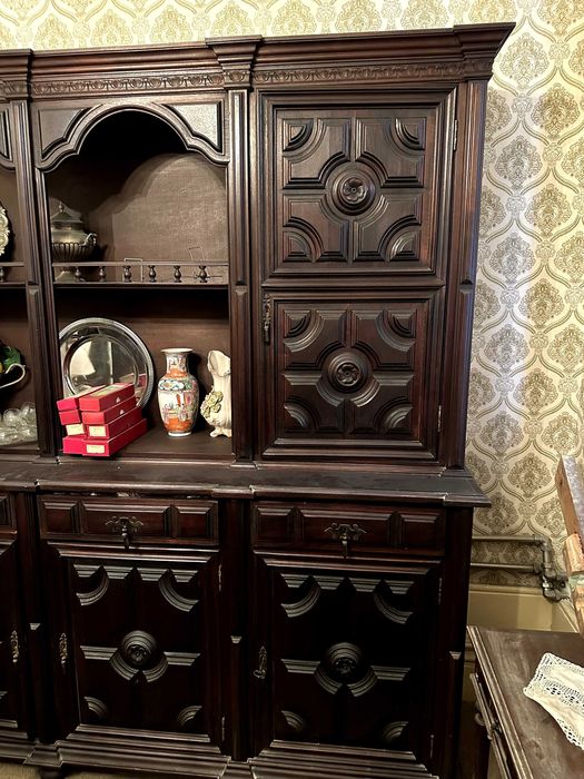 Móvel louceiro castanho