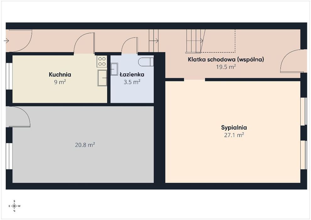 60 m² na parterze | Do Remontu