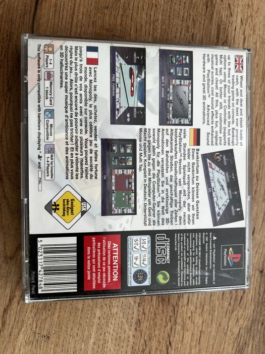 #2373 monopoly ps1 playstation psx gra