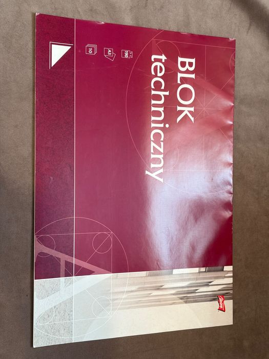 Blok techniczny biały A3 - 10 kartek