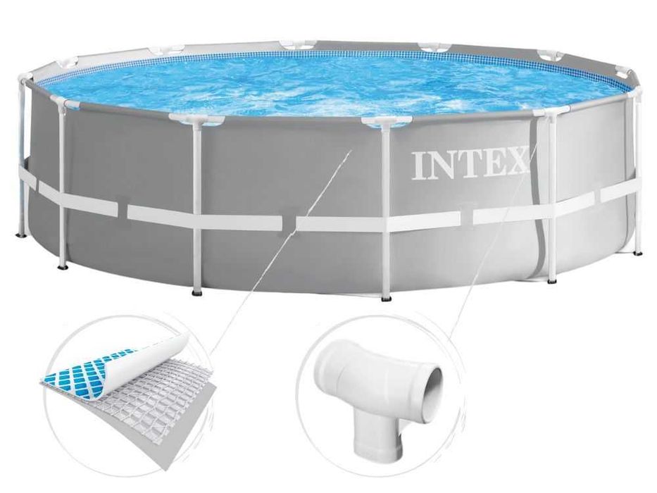 Каркасный бассейн Intex Интекс Размер 305х99 см насос,лестница