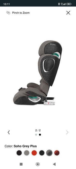 Cadeira Auto Cybex Platinum Solution Z i-Fix