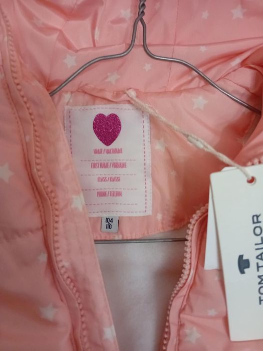 Kurtka dla Dziewczynki Nowa Tom TAILOR Metki