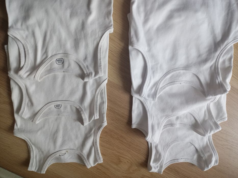 Zestaw 6 szt body na ramiączkach podkoszulki . Tanio