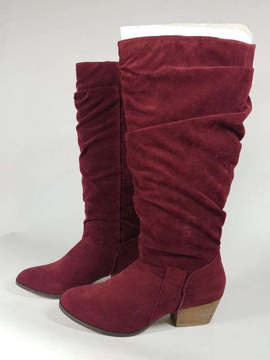 EVEN &ODD kozaki damskie eko skóra zamszowa 40