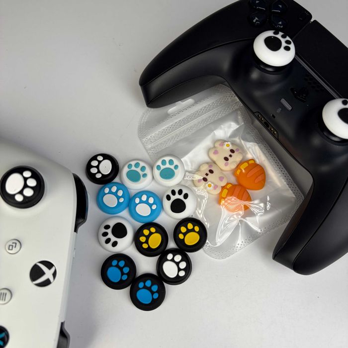 Накладки на Стіки 2шт для геймпада PlayStation 5 4 3 2 1 Xbox Series One 360 Switch 2 накладки на контролер пс5 іксбокс