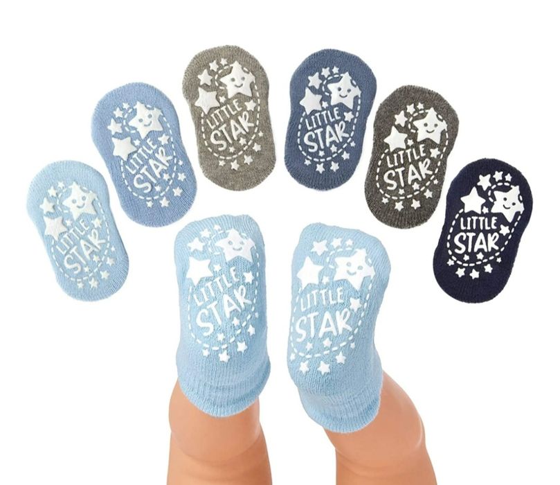 Anole 6 par Skarpetki dla niemowląt 3-6m